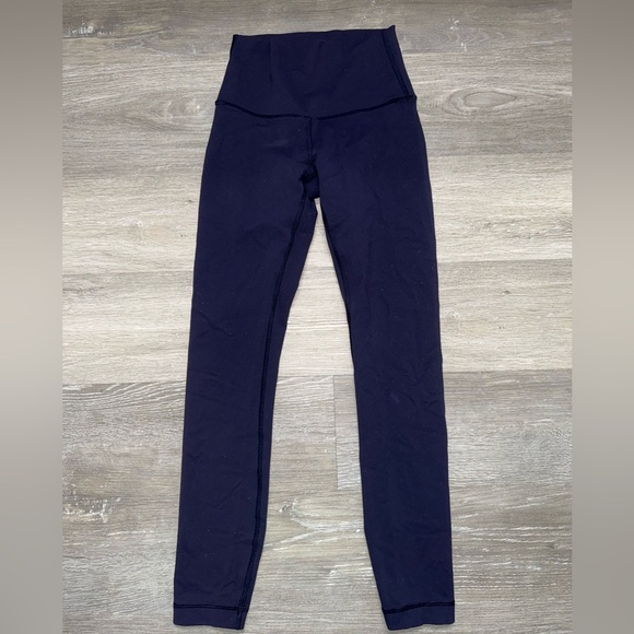 Lululemon Wunder Under High-Rise 7/8 Tight- Navy Blue / size 2 - Picture 7 of 14
